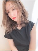 ゆるふわ☆小顔セミディスタイル☆