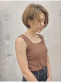 ハンサム丸みショート