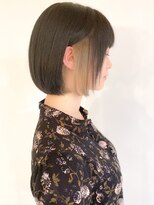 ネイヴィル オモテサンドウ(navile omotesando) インナーカラー×グレージュ小顔ボブ☆navile表参道