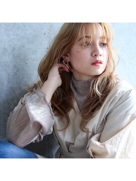 アニータバイガネイシャ(Aujua anita by ganesha) 抜け感☆シフォンベージュ#髪質改善#長浜#ブリーチ#ダブルカラー