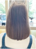 夏先取り、ふんわり艶感ブランジュカラー