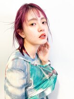 テトヘアー(teto hair) ピンクカラーピンク紫バイオレットミディアム暖色カラー