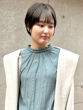 ジアン バイ ミルボン NU茶屋町+(GIEN by milbon) 正面から可愛い！マッシュショートで決まり！