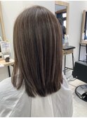 白髪ぼかしハイライトカラー（40代後半）