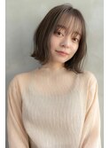 大人かわいい/小顔/ミディアムレイヤー/20代30代40代