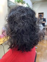 キャラシャローネ お台場(CharaChalone)&nbsp;ボリュームをアップ！ワイルドパーマメンズ【メンズカット】