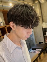 ローウェ バイ フィフス 立川メンズサロン(Louwe by fifth)&nbsp;ツイストスパイラルパーママッシュメンズパーマ波巻きパーマ