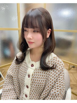 トッカ 三ノ宮店(tocca) オリーブベージュ/顔まわりカット/20代/30代