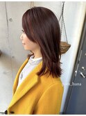 鎖骨ミディアムスタイル