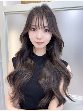 アフロートリノ(AFLOAT Leino) 大人可愛い韓国レイヤー 顔まわり 前髪似合わせカット#