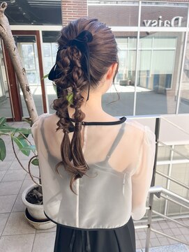 デイジー(Daisy) 天神/大名/ヘアアレンジ/前撮り/結婚式/パーティヘア