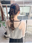 天神/大名/ヘアアレンジ/前撮り/結婚式/パーティヘア