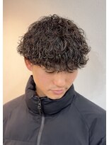 リヴ オオサカ(LIV OSAKA)&nbsp;波巻きパーマ　プードルパーマ　マッシュ　波巻きスパイラル