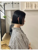 ヌーク(nuuk)&nbsp;人気のぱつっとボブ＋髪質改善ストレート