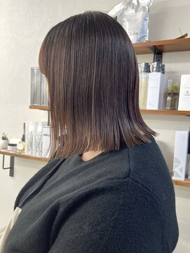 ソソ(soso) 【soso 伊勢田】切りっぱなし×ストレート【横浜/ブリーチ】