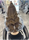 札幌美容室【巻きでもツヤツヤ】大人可愛い透明感カラー