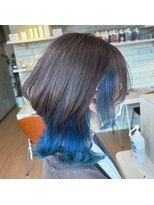 ティーワン 神埼店(T-one) ■マッシュウルフ×インナーカラー