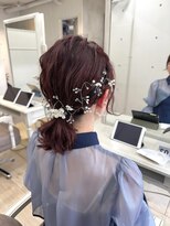 ★結婚式ヘアセットお呼ばれヘアローポニ★
