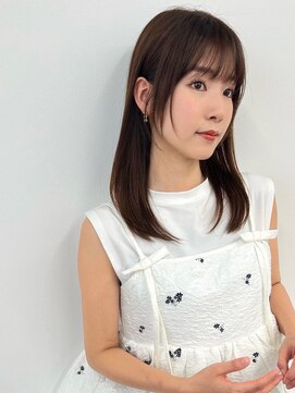 ノウハウ タニマチ(KNOWHOW tanimachi) 暗髪ストレート◎ワンカール内巻き/大人艶髪/顔まわりレイヤー