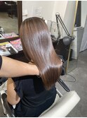 ツヤ感落ち着き感のあるカラー×髪質改善【別府】