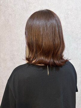 ウィスプ 赤羽店(wisp) 大人女子の外ハネくびれヘア 秋の艶カラー 美肌カラー#1