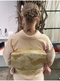 《SoSo》ヘアセット×訪問着着付け