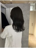 透明感カラー/オリーブベージュ
