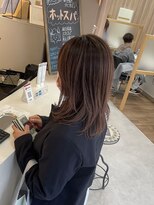 クアトロ 宇都宮本店(QUATRO)&nbsp;ミディアム×バレイヤージュ