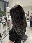 ハイライトバレイヤージュダブルカラーケアブリーチ20代30代40代