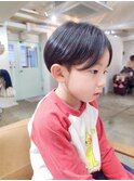 キッズカット/おしゃれセンターパート◎卒園入学キッズスタイル