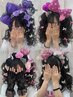 盛り髪ヘアセット