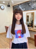 レイヤー　切りっぱなしロブ　レイヤーカット　インレイヤー
