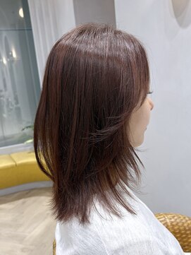 ティエラ 原宿 表参道(Tierra) 【Tierra美侑】20代30代okレッドブラウンカラーレイヤーヘア