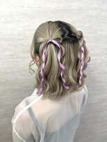 クラビス(CLAVIS)&nbsp;リボン　ハーフツイン