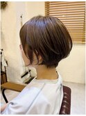 丸みショートボブ