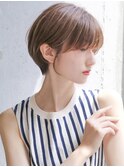 大人美人　丸みショートヘア　ruen 熊本　田口紗羅