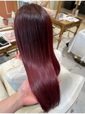 チェリーレッドカラー　10.4暗めカラー