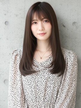 ニューヨークニューヨーク ピオレ姫路店(NYNY) シースルーバング×ミディアムレイヤー