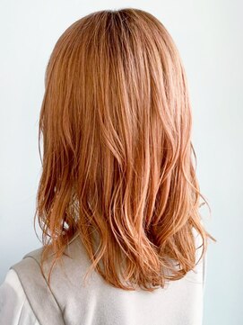 エルブロッサム 北上尾店(L-Blossom) 冬の小顔◎オレンジベージュ×くびれミディで大人可愛い