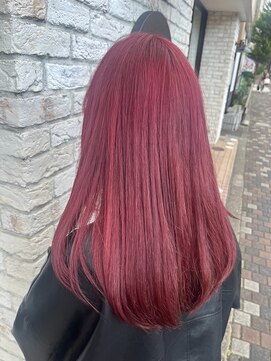 明るめチェリーレッド！！