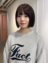 ニカ(NICA) 【NICA】ピンクブラウン×ボブ*緒方