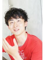 にもう&nbsp;おしゃれピンパーマ/メンズヘア