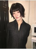 ショートレイヤーボブ小顔カット