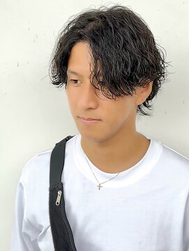 イーストハムアネーロ(EAST HAM anello) メンズカット/センターパート/ツイストスパイライラル