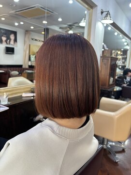 シャンプーボーイアネックス(SHAMPOO BOY Annex) 大人可愛いボブ20代30代40代セミロング◎長崎/佐世保
