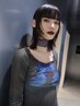 前髪カット+前髪ストレートパーマ+bykarteトリートメント