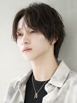 エイド 本店(aid)&nbsp;前上がりラウンドセンターパートフェイスレイヤーマッシュウルフ