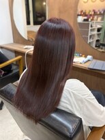 リッチ 菊名店(Rich)&nbsp;フローディアトリートメント　髪質改善　カシスブラウン
