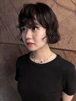 ナヌークカフラ(nanuk kafla)&nbsp;艶ブラウンボブパーマ