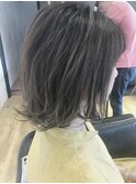 カーキグレージュ☆ラフボブ